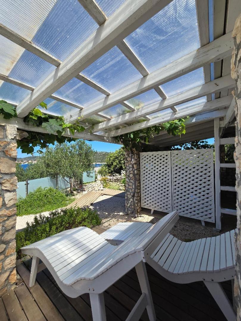 Villa, Stone House With Swimming Pool & Sauna, Beach, Sevid Exterior foto